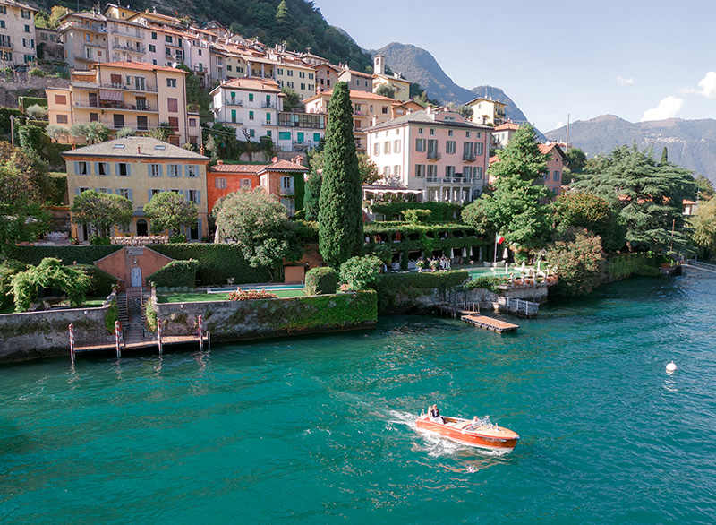 Villa Regina Teodolinda wedding venue in Laglio, Lake Como